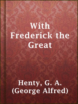 cover image of With Frederick the Great